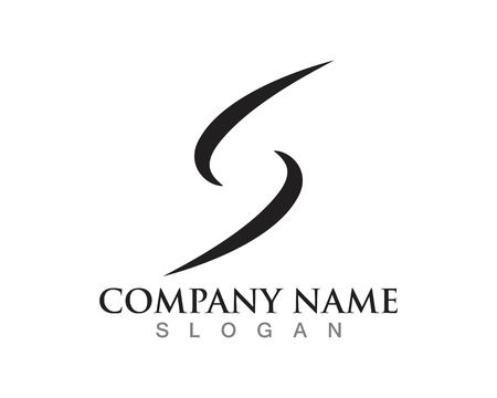 Business corporate letter S icon design vector.のイラスト素材