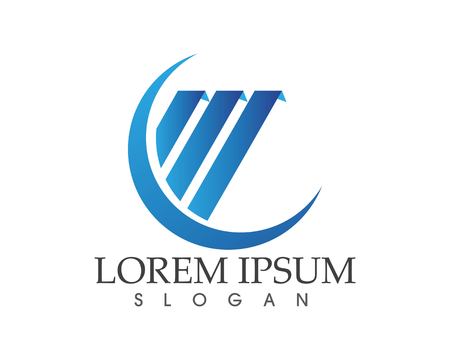 Business finance logo and symbols vector concept illustrationのイラスト素材