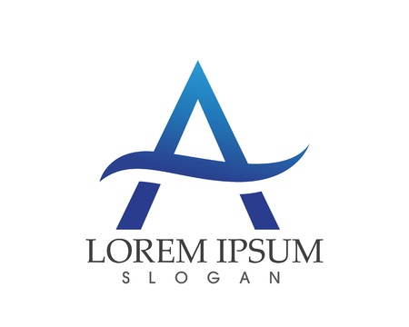 A Letter icon for Business Templateのイラスト素材