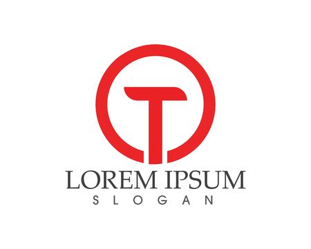 T letters logo and symbols template icons appのイラスト素材