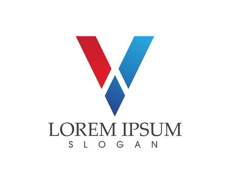 V letters business logo and symbols templateV letters business logo and symbols templateのイラスト素材