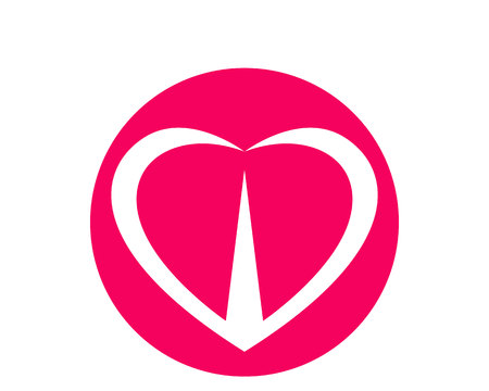 Love Logo and symbols Vector Template icons appのイラスト素材