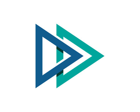 triangle business logo and symbols app template