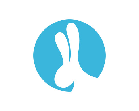 Rabbit symbols template.のイラスト素材