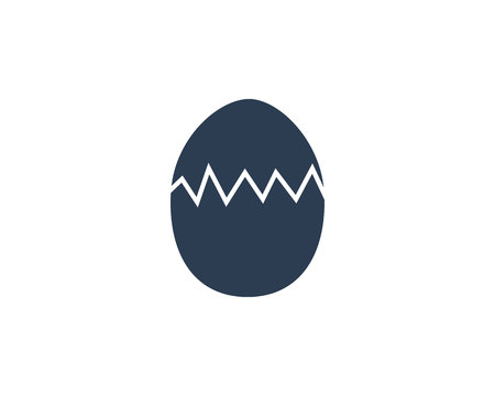 egg icon template symbols and logo appのイラスト素材