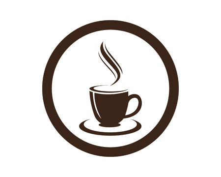 Coffee cup Template vector icon designのイラスト素材