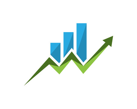 Finance emblem and symbols vector concept illustrationのイラスト素材
