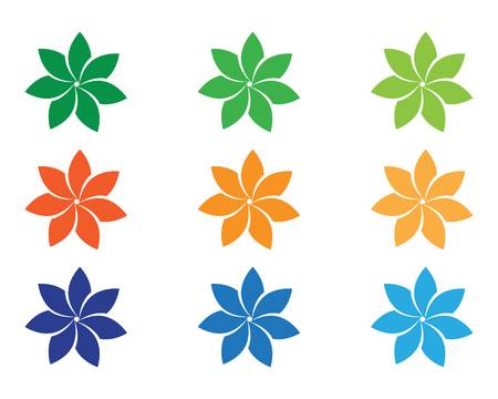 Flower Sign for Wellness, Spa and Yoga. Vector Illustration
のイラスト素材