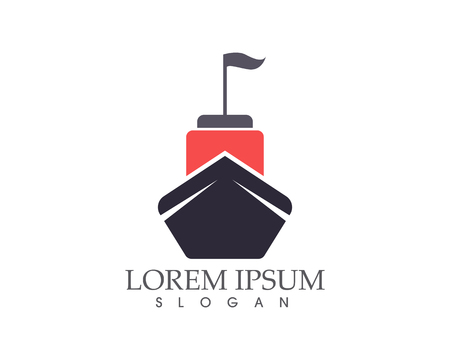 Ship outline icon templateのイラスト素材
