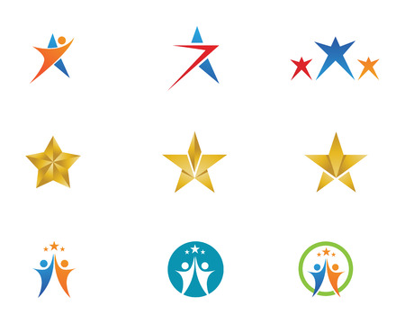 Star logo template vector icon illustration design
.のイラスト素材