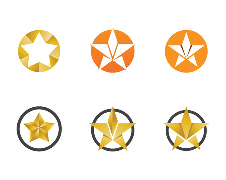 Star logo template vector icon illustration design.のイラスト素材