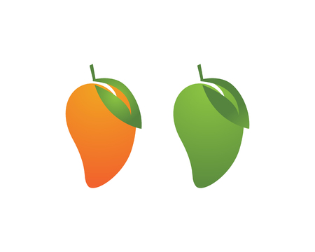 Mango vector logo Mango icon vector template ,のイラスト素材