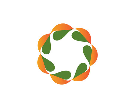 green leaf ecology nature element vector iconのイラスト素材