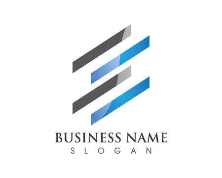 finance logo and symbols vector concept illustrationのイラスト素材