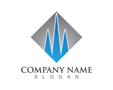 finance logo and symbols vector concept illustrationのイラスト素材