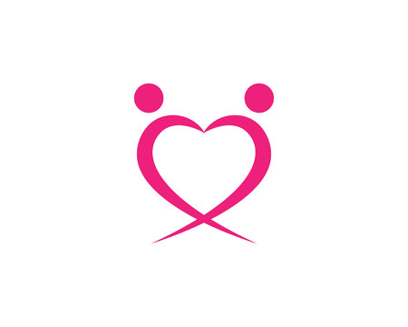 Love Logo and symbols Vector Template icons appのイラスト素材