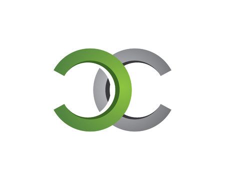 C Logo Letter Template Design Vectorのイラスト素材