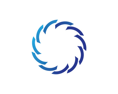 vortex circle symbols template icons appのイラスト素材