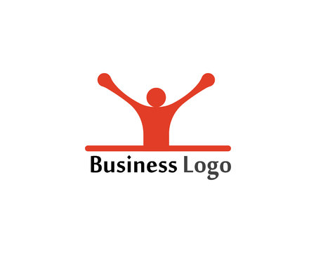 Adoption community care Logo template vector iconのイラスト素材