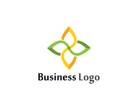 flower icon vector illustration design logo templateのイラスト素材