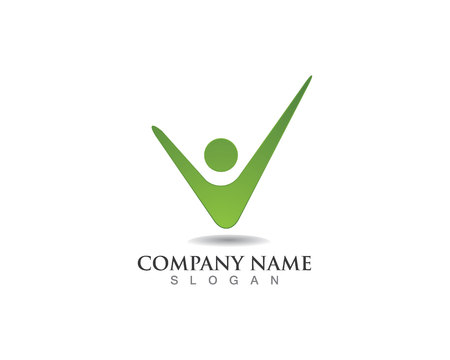 V logo business logo and symbols templateのイラスト素材
