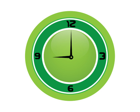 Clock time icons colour  logo and symbolsのイラスト素材