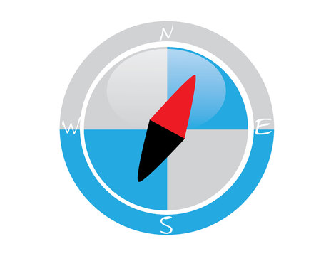 Compass logo  signs and symbolsのイラスト素材