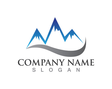Mountain Logo Business Template Vectorのイラスト素材