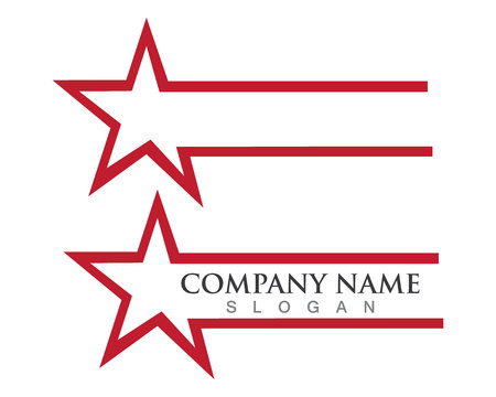 Star logo template vector icon illustration designのイラスト素材