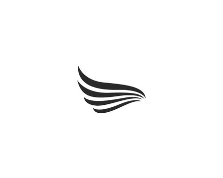 Falcon Wing Logo Template vector iconのイラスト素材