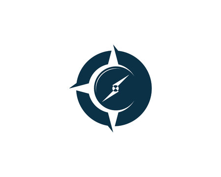 Compass symbols template iconsのイラスト素材