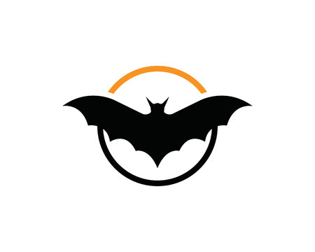 Bat logo templateのイラスト素材