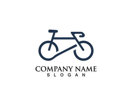 Bicycle. Bike icon vector. Cycling concept. Sign for bicycle path Isolated on white background.のイラスト素材