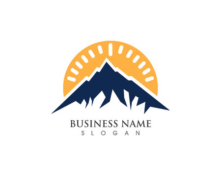 Mountain Logo Business Template Vectorのイラスト素材