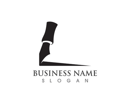 pen Logo template Vector illustrationのイラスト素材