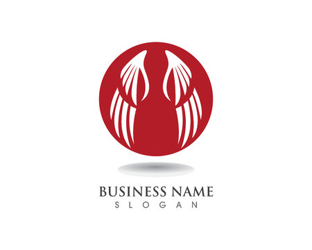Eagle wing falcon logo and symbolsのイラスト素材