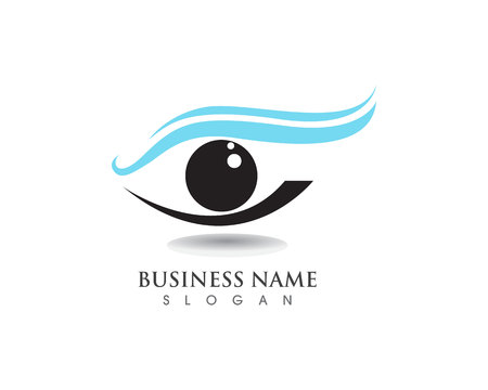 Eyes care health logo and symbolsのイラスト素材