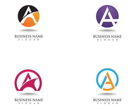 A logo and symbolのイラスト素材