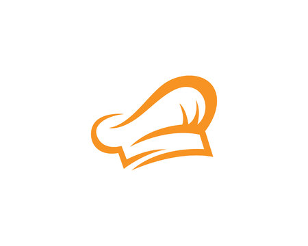 Hat chef  logo and symbol vector templateのイラスト素材