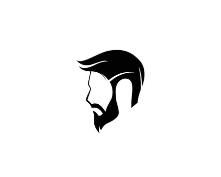 barber shop logoのイラスト素材