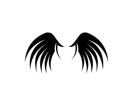 Wing Bird Logo Templateのイラスト素材