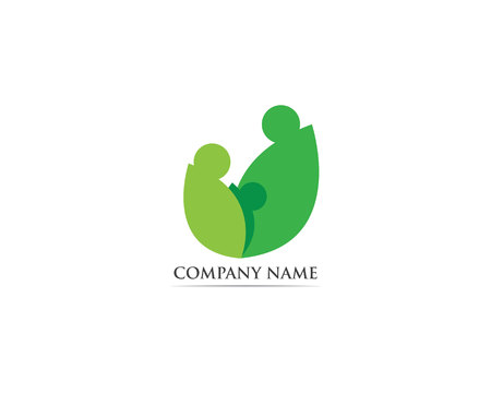 Adoption logo and symbolのイラスト素材