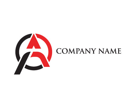 A Letter Logo Business Template Vector iconのイラスト素材