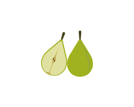 avocado vector template logo and symbolのイラスト素材