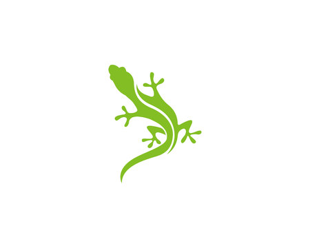 Gecko green iconのイラスト素材