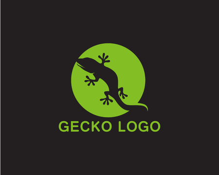 Gecko green logoのイラスト素材