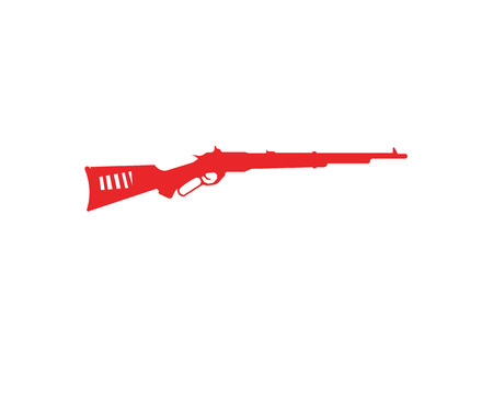Gun vector symbol templateのイラスト素材