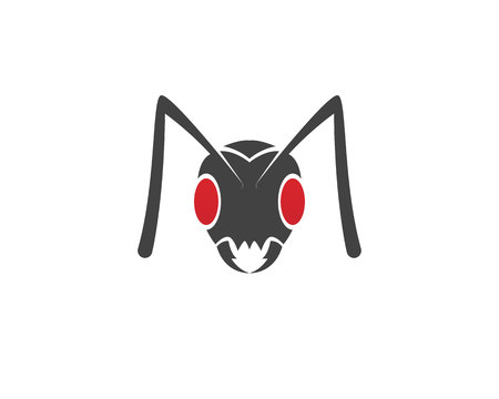 Ant template vector illustration designのイラスト素材