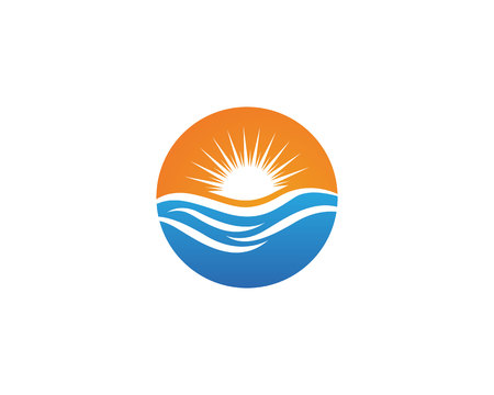Sun Vector illustration Icon Template design - Vectorのイラスト素材