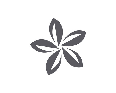 Jasmine flower icon vector illustration design icon templateのイラスト素材